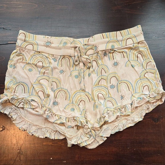 kate quinn Other - Kate Quinn Cream Rainbow Sleep Shorts